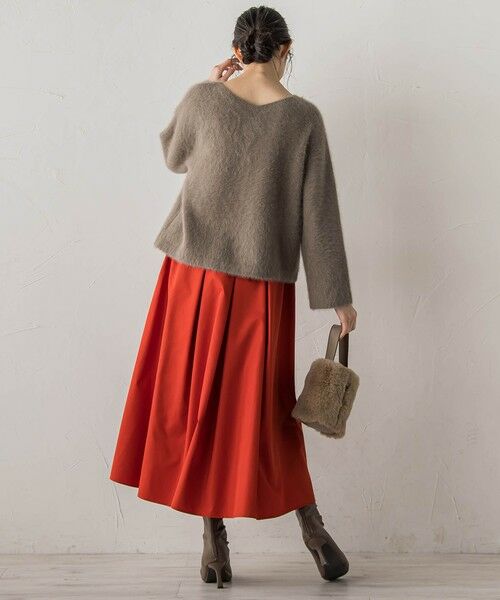 Droite lautreamont / ドロワットロートレアモン ミニ・ひざ丈スカート | タフタタックスカート≪洗濯機で洗える≫ | 詳細14