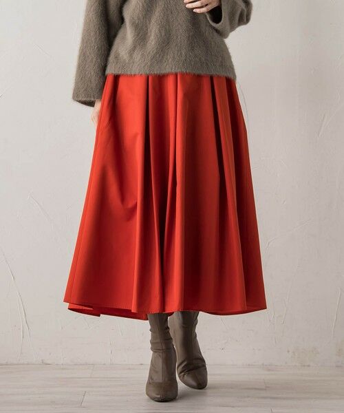 Droite lautreamont / ドロワットロートレアモン ミニ・ひざ丈スカート | タフタタックスカート≪洗濯機で洗える≫ | 詳細9