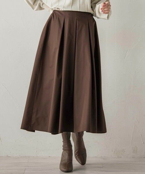 Droite lautreamont / ドロワットロートレアモン ミニ・ひざ丈スカート | タフタタックスカート≪洗濯機で洗える≫ | 詳細15