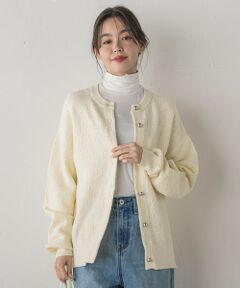 Droite lautreamont / ドロワットロートレアモン カーディガン・ボレロ | フクレジャガードニットカーディガン≪手洗い可能≫