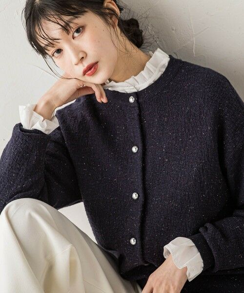Droite lautreamont / ドロワットロートレアモン カーディガン・ボレロ | フクレジャガードニットカーディガン≪手洗い可能≫ | 詳細9