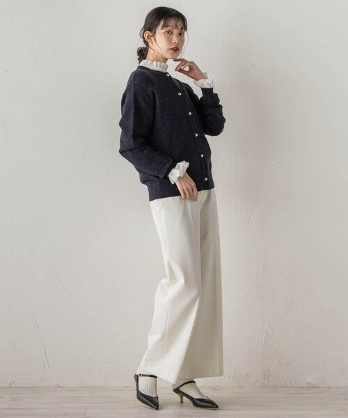 Droite lautreamont / ドロワットロートレアモン カーディガン・ボレロ | フクレジャガードニットカーディガン≪手洗い可能≫ | 詳細11