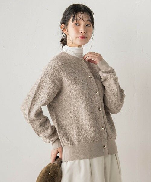 Droite lautreamont / ドロワットロートレアモン カーディガン・ボレロ | フクレジャガードニットカーディガン≪手洗い可能≫ | 詳細14