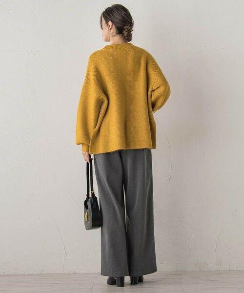 Droite lautreamont / ドロワットロートレアモン ニット・セーター | シャギージャガード切替えニット≪手洗い可能≫ | 詳細24