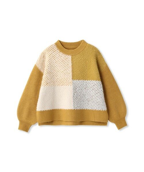 Droite lautreamont / ドロワットロートレアモン ニット・セーター | シャギージャガード切替えニット≪手洗い可能≫ | 詳細28