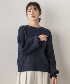 Droite lautreamont / ドロワットロートレアモン ニット・セーター | 【WEB限定カラーあり】ラメボトルネックプルオーバー≪手洗い可能≫