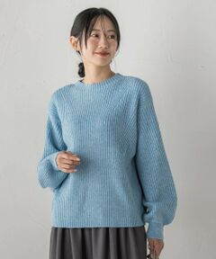 Droite lautreamont / ドロワットロートレアモン ニット・セーター | 【WEB限定カラーあり】ラメボトルネックプルオーバー≪手洗い可能≫