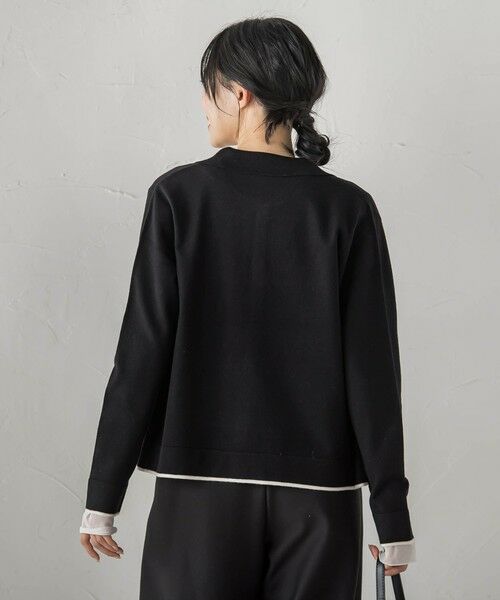 Droite lautreamont / ドロワットロートレアモン カーディガン・ボレロ | スーパーストレッチステンカーディガン≪洗濯機で洗える≫ | 詳細3