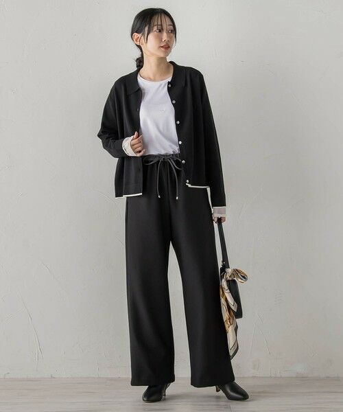 Droite lautreamont / ドロワットロートレアモン カーディガン・ボレロ | スーパーストレッチステンカーディガン≪洗濯機で洗える≫ | 詳細7