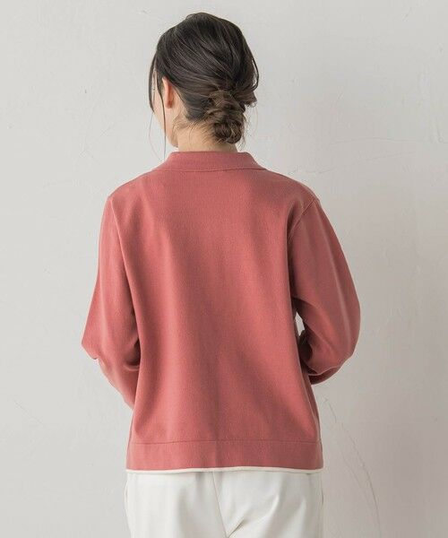 Droite lautreamont / ドロワットロートレアモン カーディガン・ボレロ | スーパーストレッチステンカーディガン≪洗濯機で洗える≫ | 詳細11