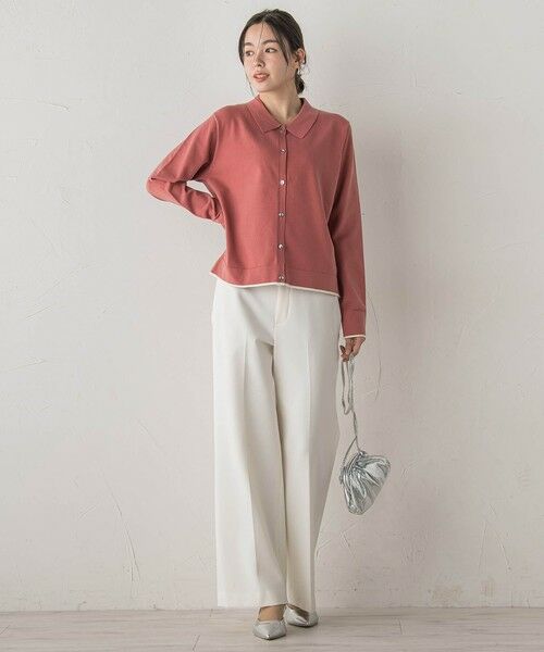 Droite lautreamont / ドロワットロートレアモン カーディガン・ボレロ | スーパーストレッチステンカーディガン≪洗濯機で洗える≫ | 詳細13