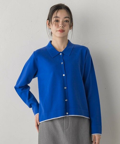 Droite lautreamont / ドロワットロートレアモン カーディガン・ボレロ | スーパーストレッチステンカーディガン≪洗濯機で洗える≫ | 詳細16