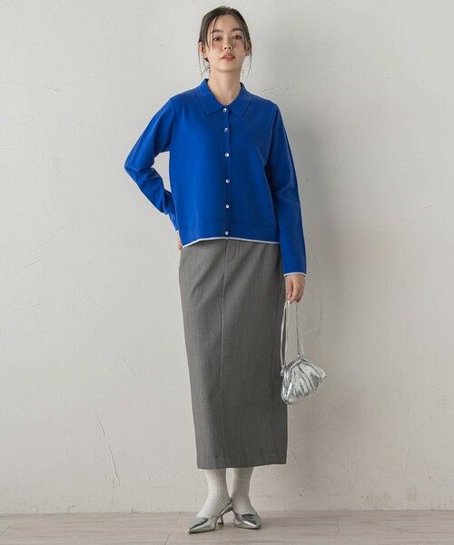 Droite lautreamont / ドロワットロートレアモン カーディガン・ボレロ | スーパーストレッチステンカーディガン≪洗濯機で洗える≫ | 詳細18