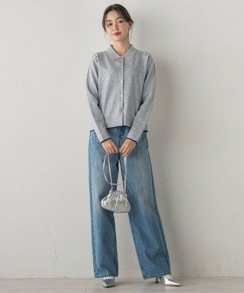 Droite lautreamont / ドロワットロートレアモン カーディガン・ボレロ | スーパーストレッチステンカーディガン≪洗濯機で洗える≫ | 詳細30