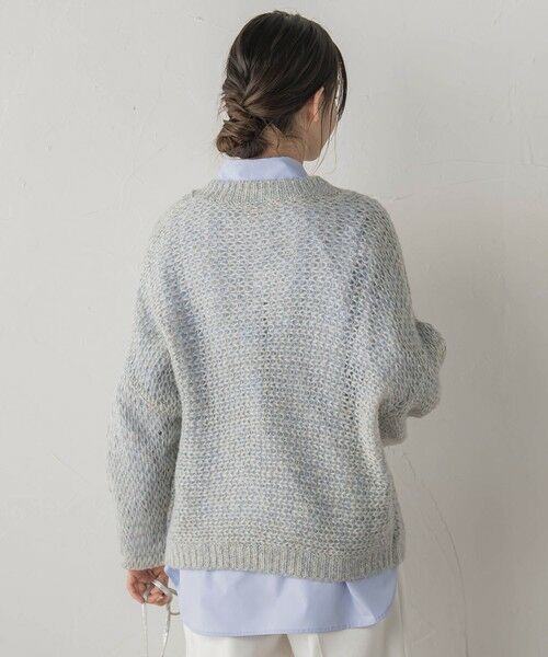 Droite lautreamont / ドロワットロートレアモン ニット・セーター | 【WEB限定】モヘヤラメVネックショートプルオーバー≪手洗い可能≫ | 詳細4