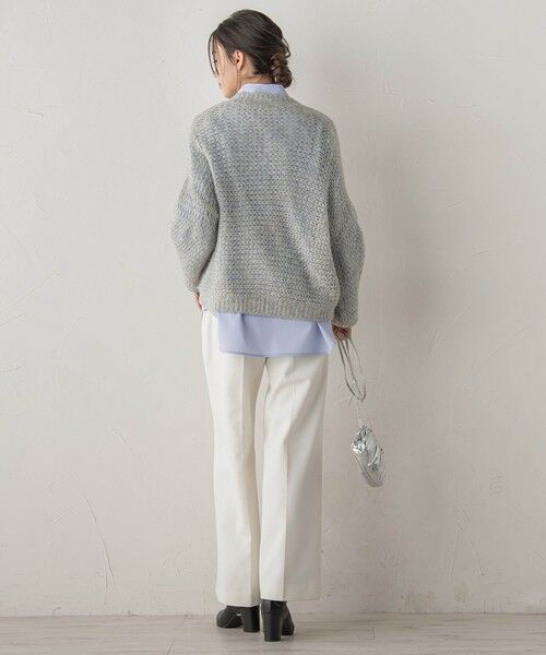 Droite lautreamont / ドロワットロートレアモン ニット・セーター | 【WEB限定】モヘヤラメVネックショートプルオーバー≪手洗い可能≫ | 詳細7