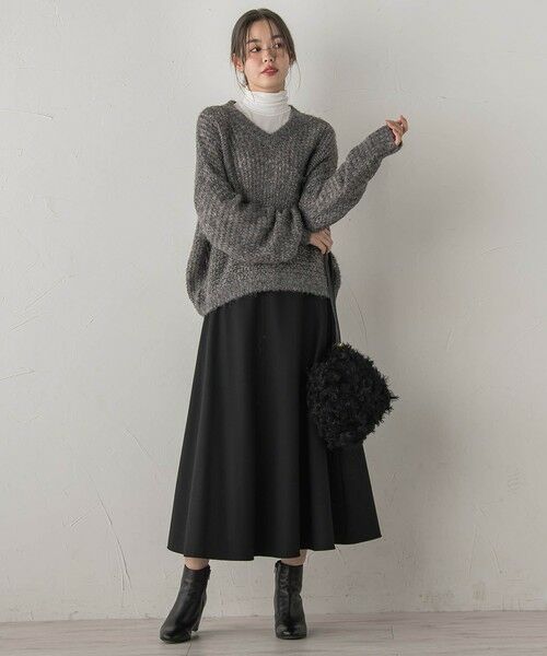 Droite lautreamont / ドロワットロートレアモン ニット・セーター | 【WEB限定】モヘヤラメVネックショートプルオーバー≪手洗い可能≫ | 詳細29