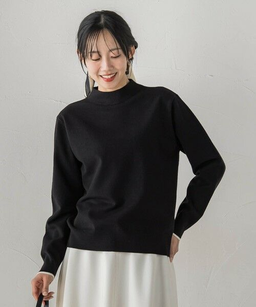 Droite lautreamont / ドロワットロートレアモン ニット・セーター | 【WEB限定】スーパーストレッチプルオーバー≪洗濯機で洗える≫ | 詳細1