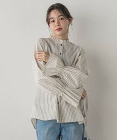 Droite lautreamont / ドロワットロートレアモン シャツ・ブラウス | 襟フリルブラウス≪洗濯機で洗える≫