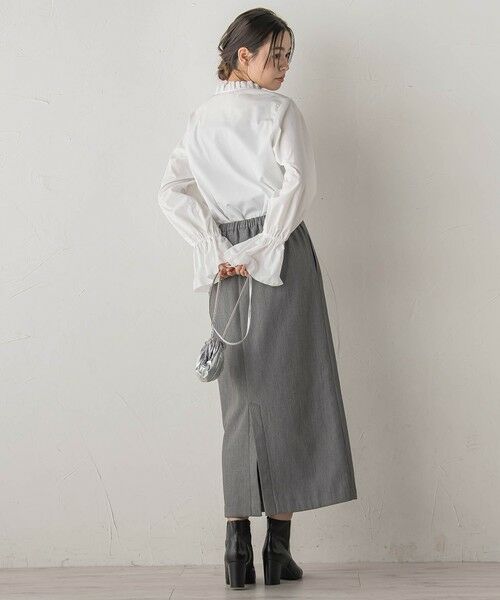 Droite lautreamont / ドロワットロートレアモン シャツ・ブラウス | 襟フリルブラウス≪洗濯機で洗える≫ | 詳細5