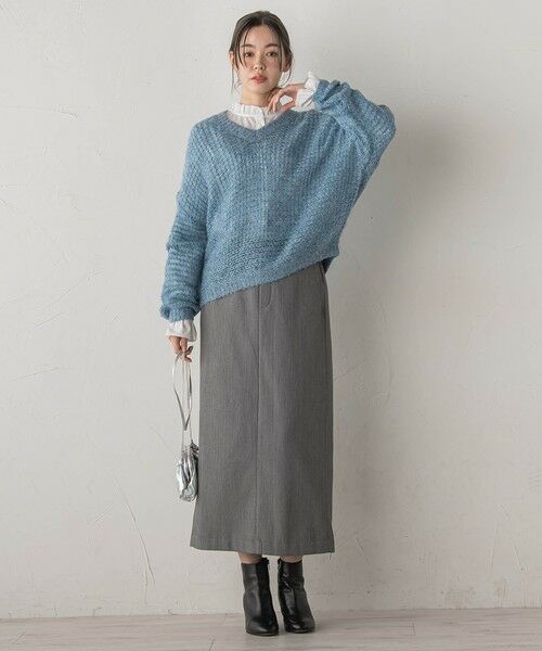 Droite lautreamont / ドロワットロートレアモン シャツ・ブラウス | 襟フリルブラウス≪洗濯機で洗える≫ | 詳細10