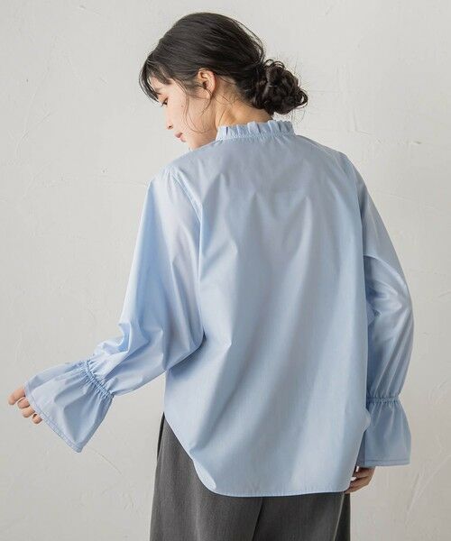 Droite lautreamont / ドロワットロートレアモン シャツ・ブラウス | 襟フリルブラウス≪洗濯機で洗える≫ | 詳細13