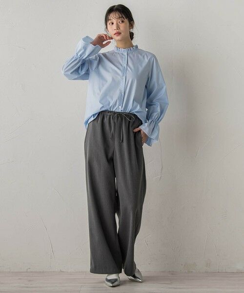 Droite lautreamont / ドロワットロートレアモン シャツ・ブラウス | 襟フリルブラウス≪洗濯機で洗える≫ | 詳細14