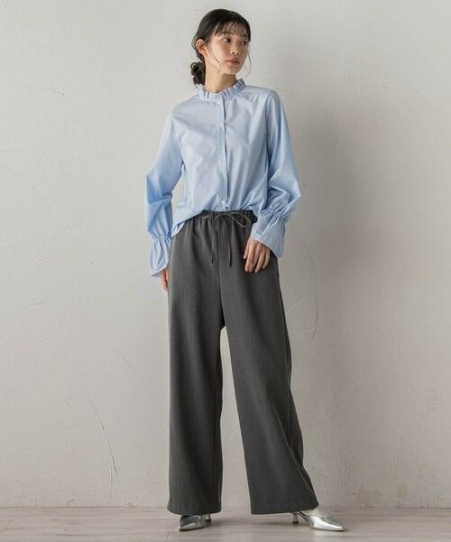 Droite lautreamont / ドロワットロートレアモン シャツ・ブラウス | 襟フリルブラウス≪洗濯機で洗える≫ | 詳細16