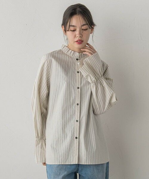 Droite lautreamont / ドロワットロートレアモン シャツ・ブラウス | 襟フリルブラウス≪洗濯機で洗える≫ | 詳細17