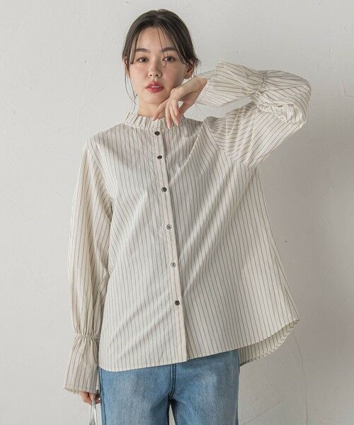 Droite lautreamont / ドロワットロートレアモン シャツ・ブラウス | 襟フリルブラウス≪洗濯機で洗える≫ | 詳細18