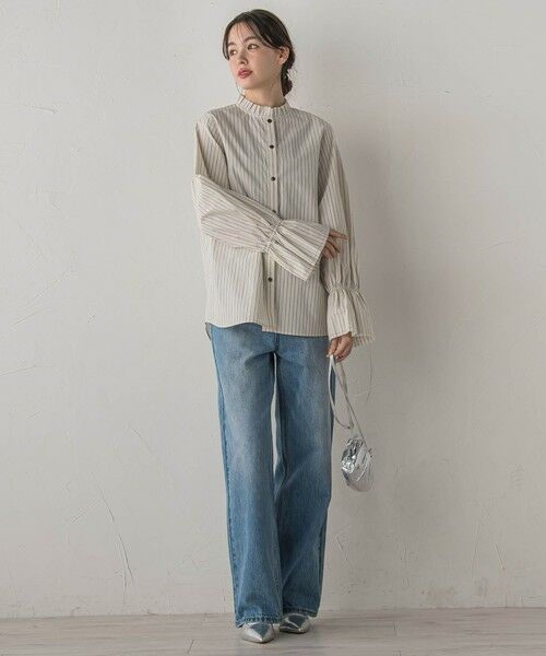 Droite lautreamont / ドロワットロートレアモン シャツ・ブラウス | 襟フリルブラウス≪洗濯機で洗える≫ | 詳細20