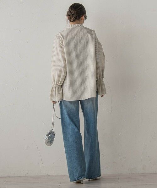 Droite lautreamont / ドロワットロートレアモン シャツ・ブラウス | 襟フリルブラウス≪洗濯機で洗える≫ | 詳細21