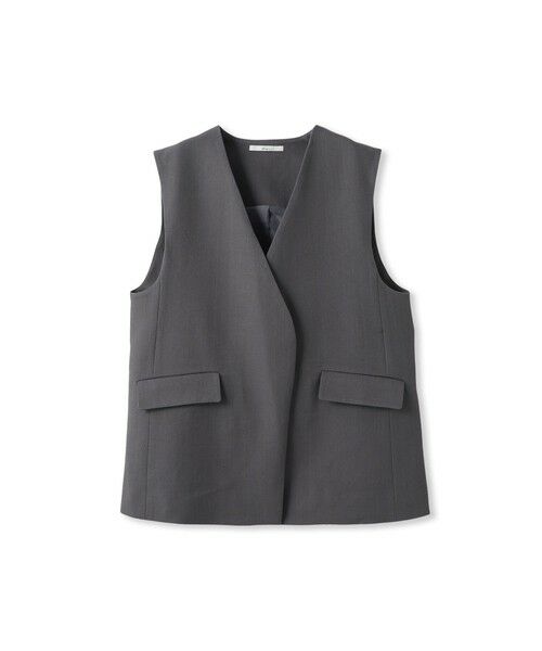 Droite lautreamont / ドロワットロートレアモン ダウンジャケット・ベスト | ストレッチツイルジレ≪手洗い可能≫ | 詳細16