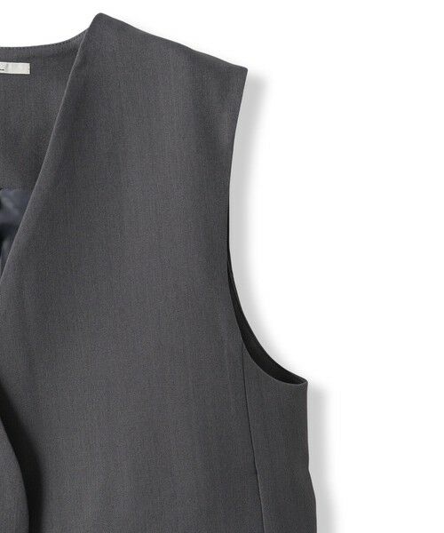 Droite lautreamont / ドロワットロートレアモン ダウンジャケット・ベスト | ストレッチツイルジレ≪手洗い可能≫ | 詳細19