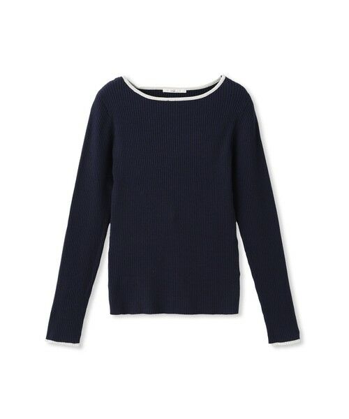 Droite lautreamont / ドロワットロートレアモン ニット・セーター | 配色RIBニット≪手洗い可能≫ | 詳細14