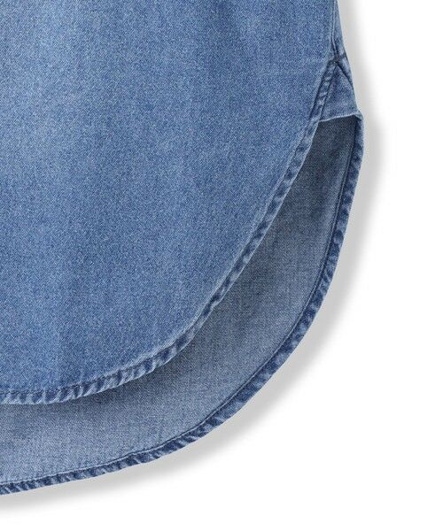 Droite lautreamont / ドロワットロートレアモン シャツ・ブラウス | バンドカラーデニムシャツ≪洗濯機で洗える≫ | 詳細11