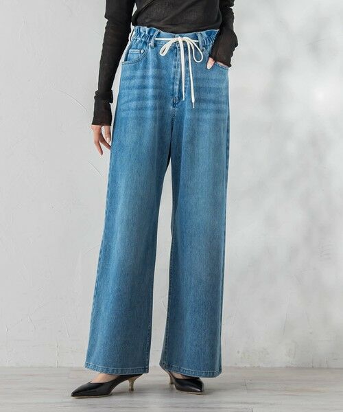 Droite lautreamont / ドロワットロートレアモン デニムパンツ | ジャージデニムパンツ | 詳細1