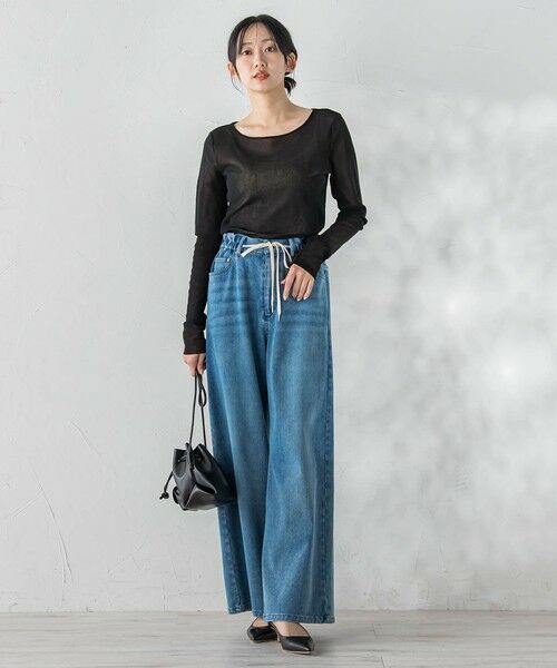 Droite lautreamont / ドロワットロートレアモン デニムパンツ | ジャージデニムパンツ | 詳細4