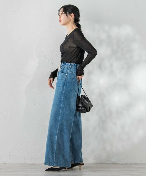 Droite lautreamont / ドロワットロートレアモン デニムパンツ | ジャージデニムパンツ | 詳細5