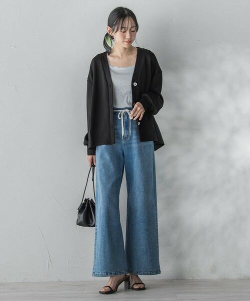 Droite lautreamont / ドロワットロートレアモン デニムパンツ | ジャージデニムパンツ | 詳細9