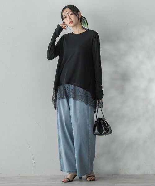 Droite lautreamont / ドロワットロートレアモン デニムパンツ | ジャージデニムパンツ | 詳細18