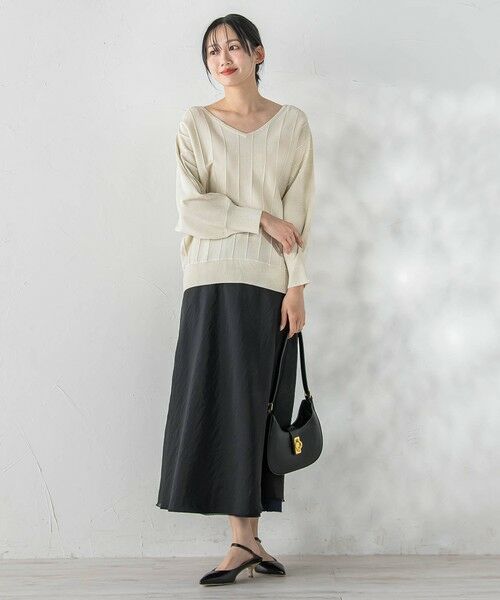 Droite lautreamont / ドロワットロートレアモン ニット・セーター | ラメドルマンVネックニット | 詳細6