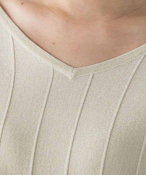 Droite lautreamont / ドロワットロートレアモン ニット・セーター | ラメドルマンVネックニット | 詳細8