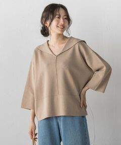 Droite lautreamont / ドロワットロートレアモン ニット・セーター | セーラーカラーニット