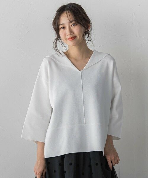 Droite lautreamont / ドロワットロートレアモン ニット・セーター | セーラーカラーニット | 詳細1