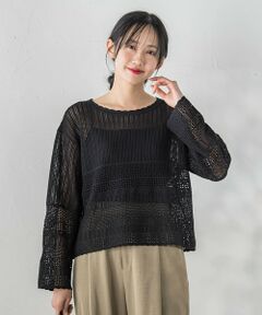 Droite lautreamont / ドロワットロートレアモン ニット・セーター | レース柄ニット