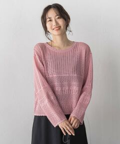 Droite lautreamont / ドロワットロートレアモン ニット・セーター | レース柄ニット