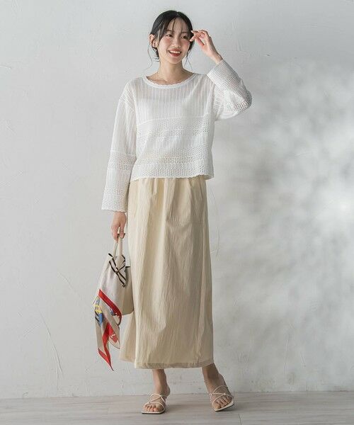 Droite lautreamont / ドロワットロートレアモン ニット・セーター | レース柄ニット | 詳細4