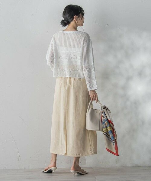 Droite lautreamont / ドロワットロートレアモン ニット・セーター | レース柄ニット | 詳細6