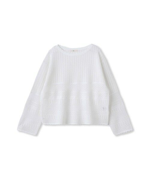 Droite lautreamont / ドロワットロートレアモン ニット・セーター | レース柄ニット | 詳細9